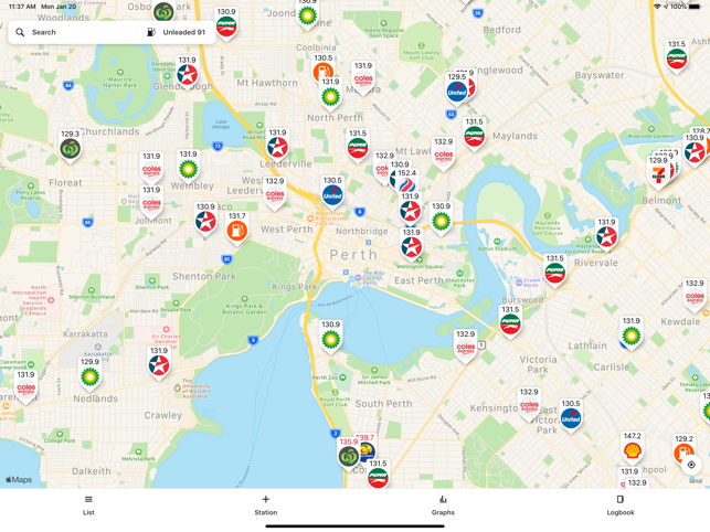 ‎Fuel Map Australia Screenshot