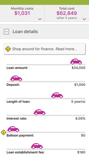 ‎MoneySmart Cars Screenshot