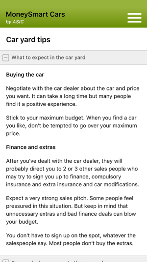‎MoneySmart Cars Screenshot