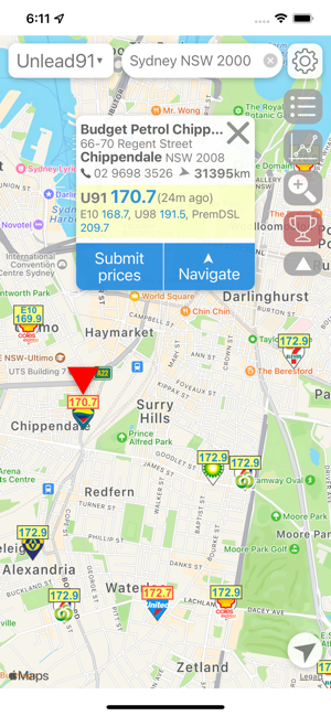 Petrol Spy Australia Screenshot