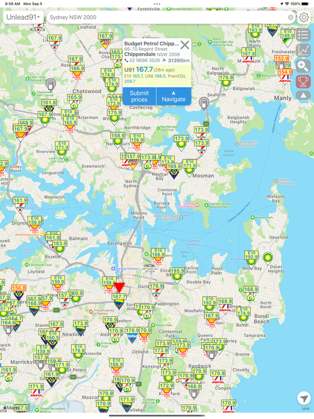 Petrol Spy Australia Screenshot