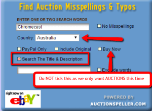 Auction Speller