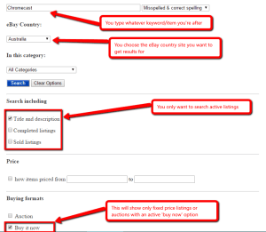 Search screen on Typodeals