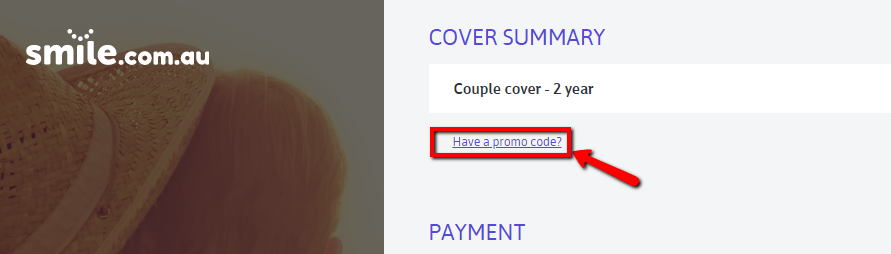 SMILE Promo Code Box
