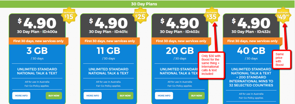 CatchConnect Mobile Plans